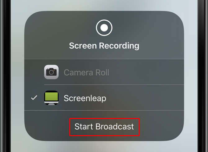 Screenleap for iOS app